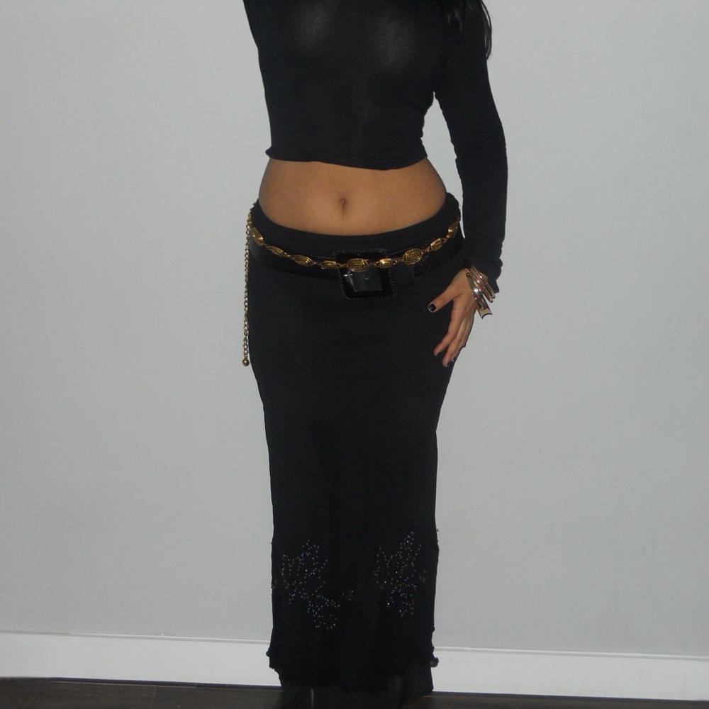Vintage black maxi skirt🖤